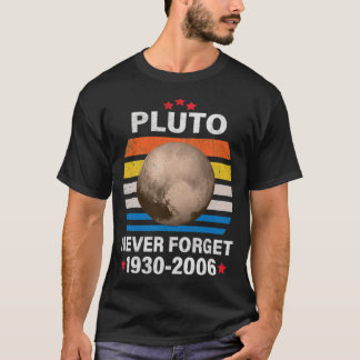 Pluto Vergessen Sie Geschenke Pluto nie vergessen T-Shirt