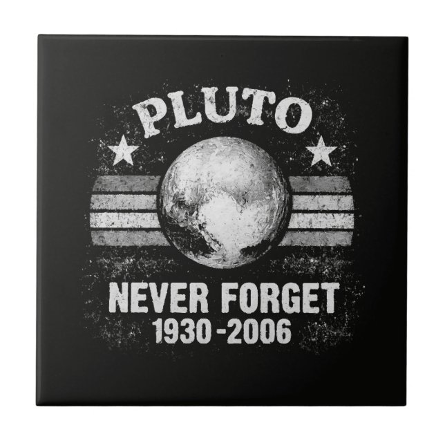 Pluto Vergessen Sie Nie Fliese (Vorderseite)