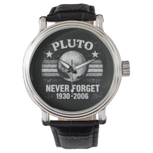 Pluto vergiss nie armbanduhr