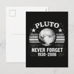 Pluto vergiss nie feiertagspostkarte