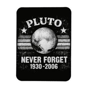Pluto vergiss nie magnet