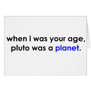 Pluto war ein Planet?!?