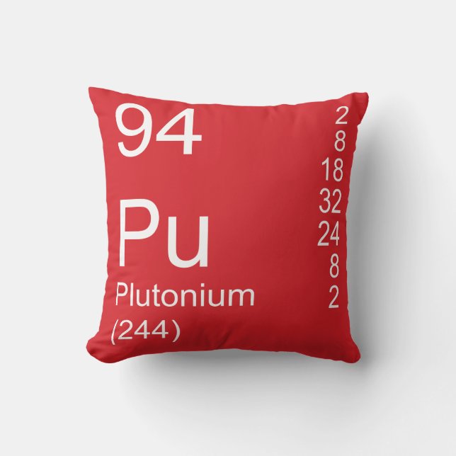 Plutonium Kissen (Vorderseite)
