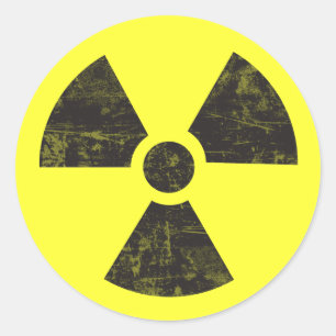 Plutonium - PU Runder Aufkleber