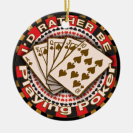 Plutôt jouer ornement Poker