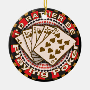 Plutôt jouer ornement Poker