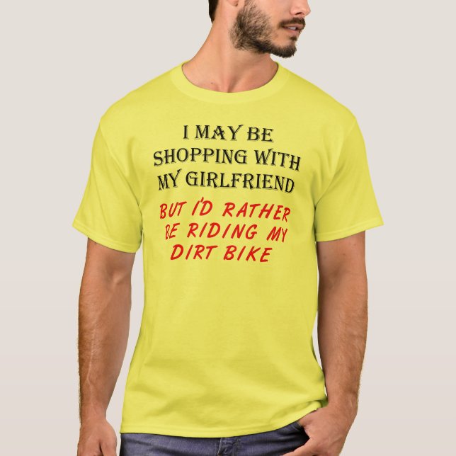 Plutôt monte le T-shirt drôle de vélo de saleté de (Devant)