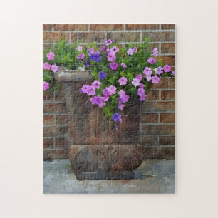 Plutôt Pansy Flowers Planter Floral Puzzle