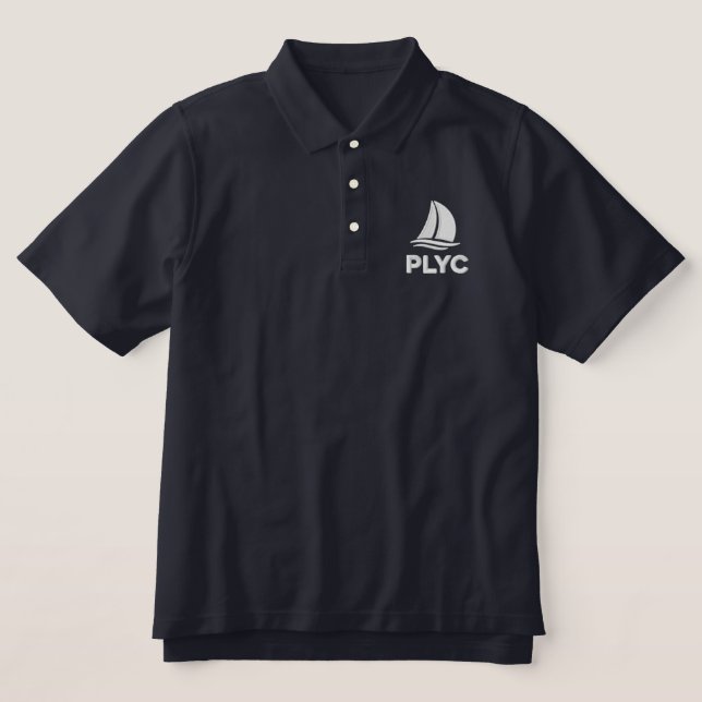 PLYC Navy Polo  (Design Vorderseite)