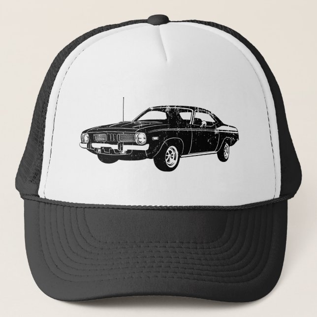 Plymouth-Barracuda 1970 Truckerkappe (Vorderseite)