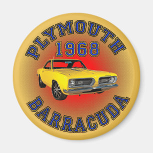 Plymouth-Barracuda-Magnet 1968 Magnet