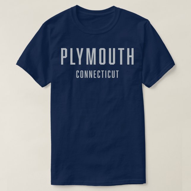 Plymouth Connecticut TShirt (Design vorne)