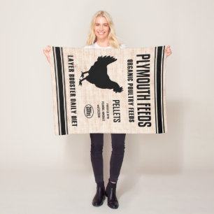 PLYMOUTH FÜTTRE FLEECEDECKE