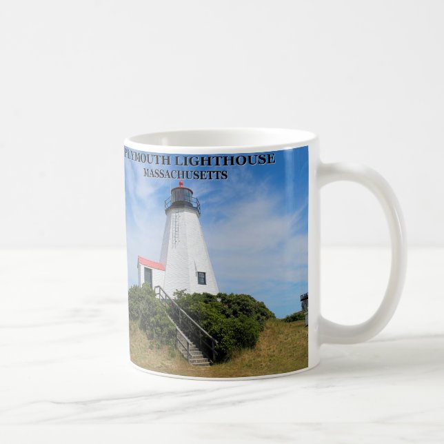 Plymouth-Leuchtturm, der Gurnet, Kaffeetasse (Rechts)