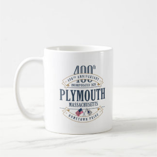 Plymouth, Massachusetts 400e anniversaire Mug