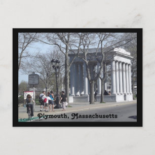 Plymouth, Massachusetts Postkarte