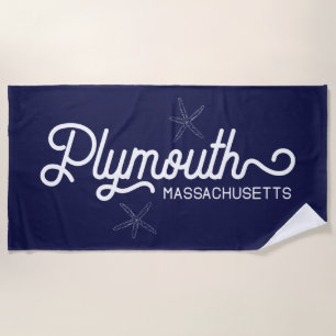 Plymouth Massachusetts Schönes Badetuch