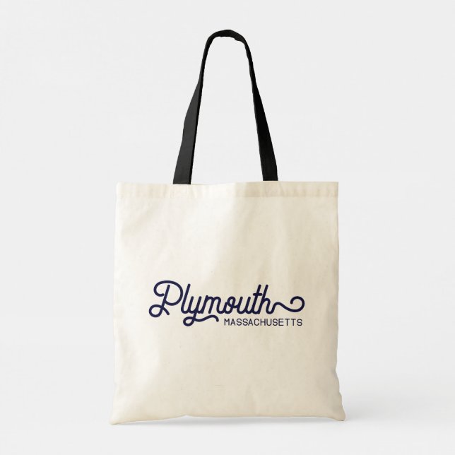 Plymouth, Massachusetts Tote Bag Tragetasche (Rückseite)