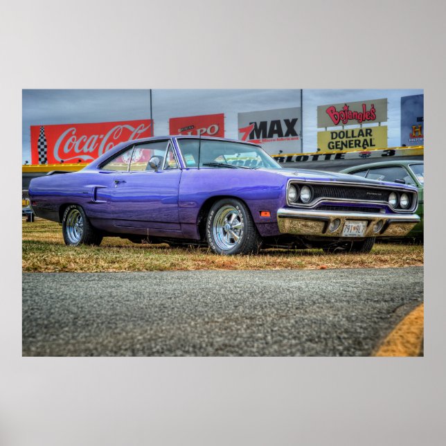 Plymouth Roadrunner 1970 Poster (Vorne)