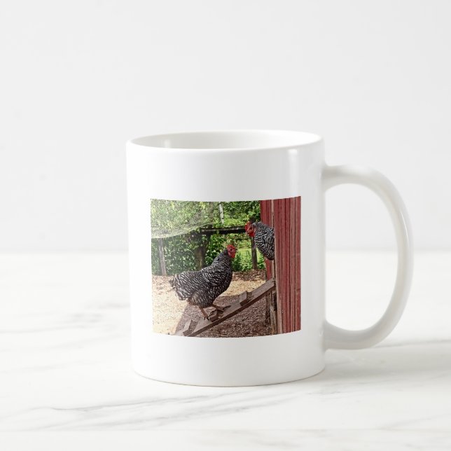 Plymouth Rock Hens Kaffeetasse (Rechts)