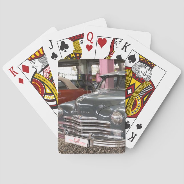 Plymouth Special De Luxe. Baujahr 1949 Spielkarten (Rückseite)
