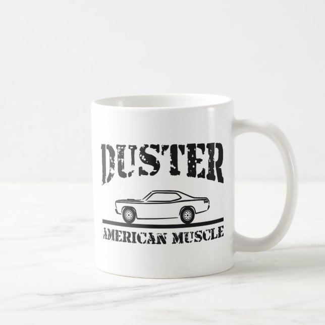 Plymouth-Staubtuch-amerikanisches Muskel-Auto Kaffeetasse (Rechts)