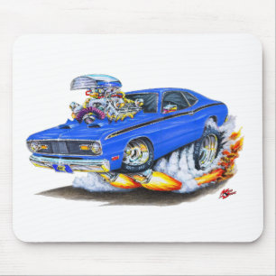 Plymouth-Staubtuch-Blau-Auto 1970-74 Mousepad
