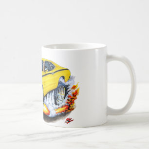 Plymouth-Staubtuch-Gelb-Auto 1970-74 Kaffeetasse
