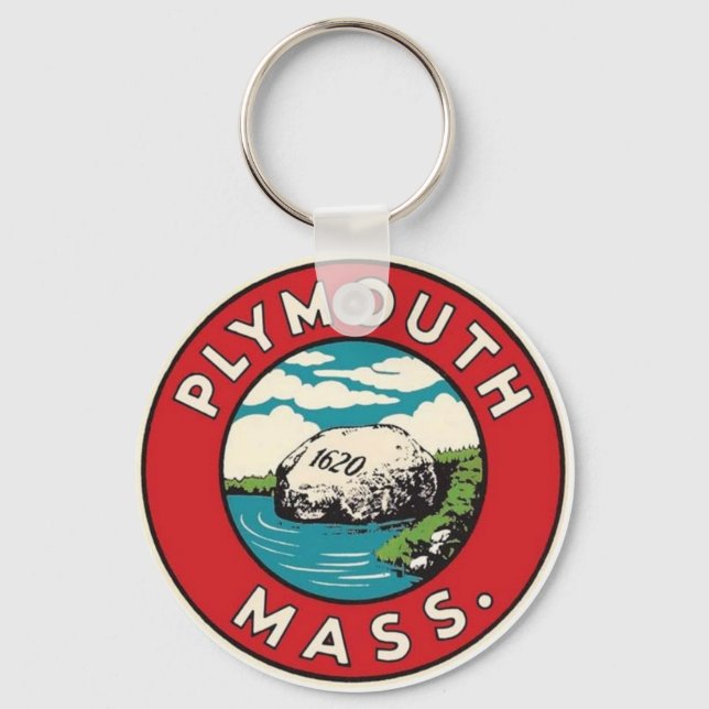 Plymouth Vintag Schlüsselanhänger (Vorderseite)