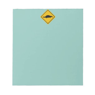 Plypus-Verkehrszeichen Notizblock