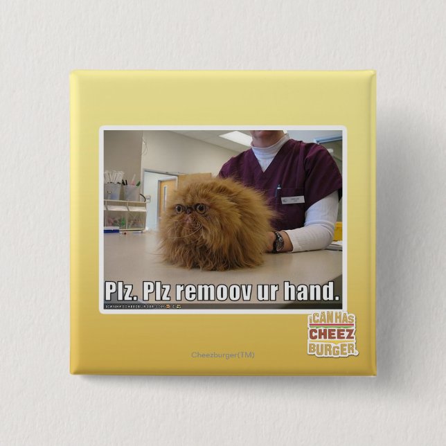 PLZ remoov ur Hand Button (Vorderseite)