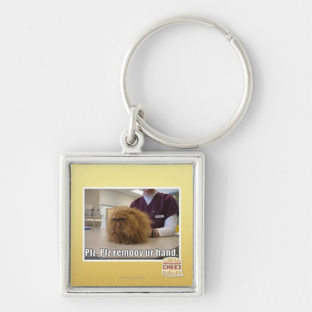 PLZ remoov ur Hand Schlüsselanhänger (Vorne)