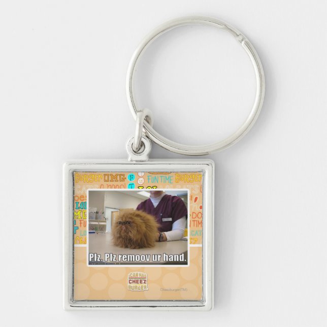 PLZ remoov ur Hand Schlüsselanhänger (Vorne)