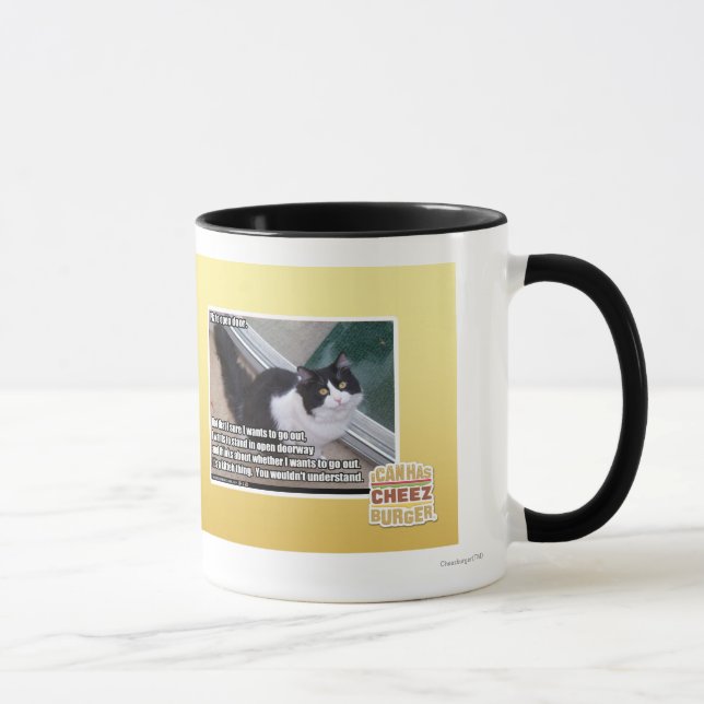 PLZ zur offenen Tür Tasse (Rechts)