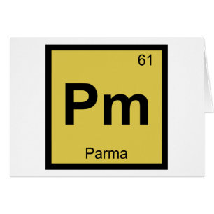Pm - Parma Ohio Chemie Periodensystem Symbol