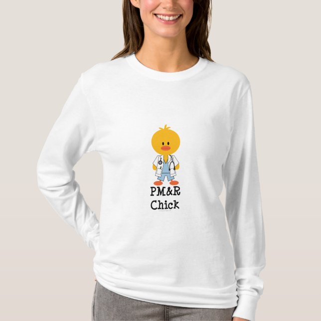 PM&R Küken-langes Hülsen-T-Shirt T-Shirt (Vorderseite)