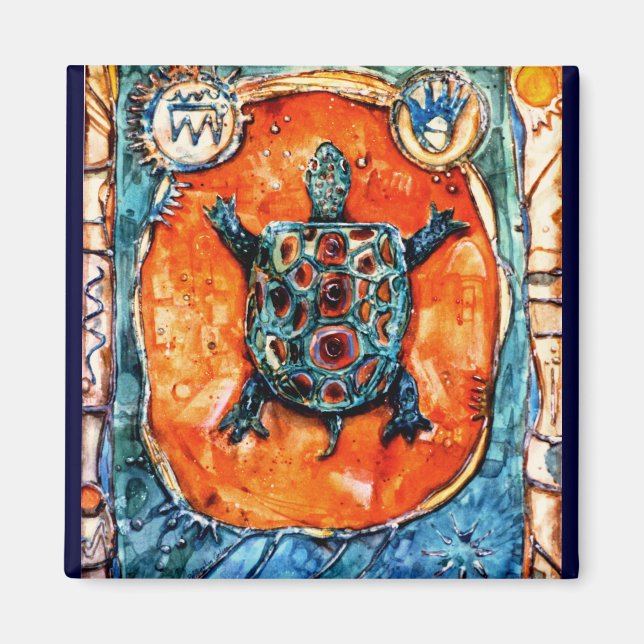 PMACarlson Brother Turtle Magnet (Devant)