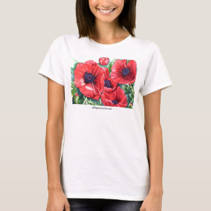 PMACarlson Mohnblumen-T - Shirt