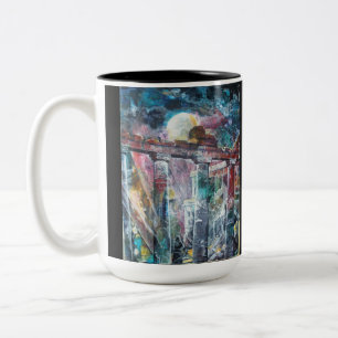 PMACarlson Orte der Power-Tasse Zweifarbige Tasse