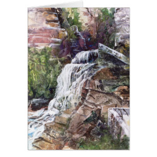 PMACarlson Waterfall bei Robert Treman SP Card