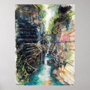 PMACarlson Watkins Schlucht-Schlucht-Plakat Poster