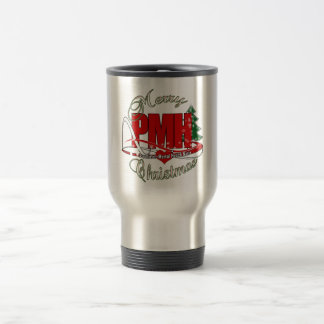 PMH Psychiatric Mental Health Nurse CHRISTMAS Reisebecher