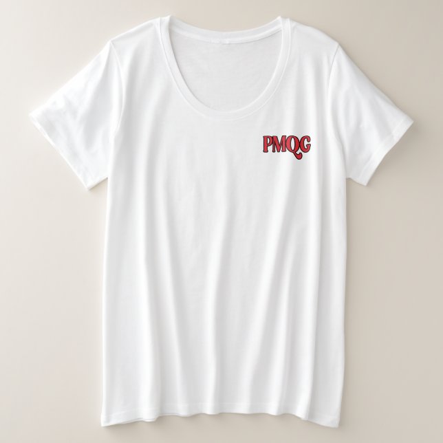 PMQG Women's Tshirt Plus Größe (Design vorne)