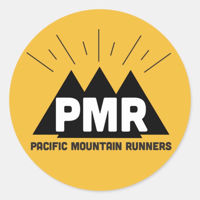 PMR-Aufkleber Runder Aufkleber (Vorderseite)