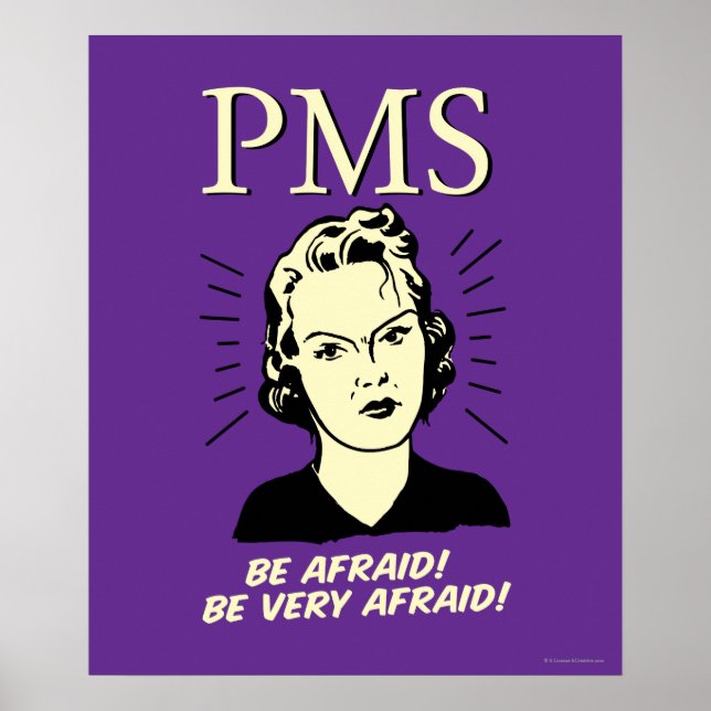 PMS: Be Afraid Poster (Vorne)