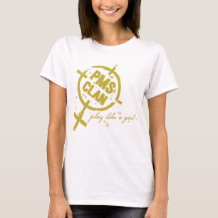 PMS Hemd-Goldlogo T-Shirt