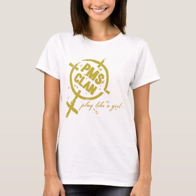 PMS Hemd-Goldlogo T-Shirt (Vorderseite)