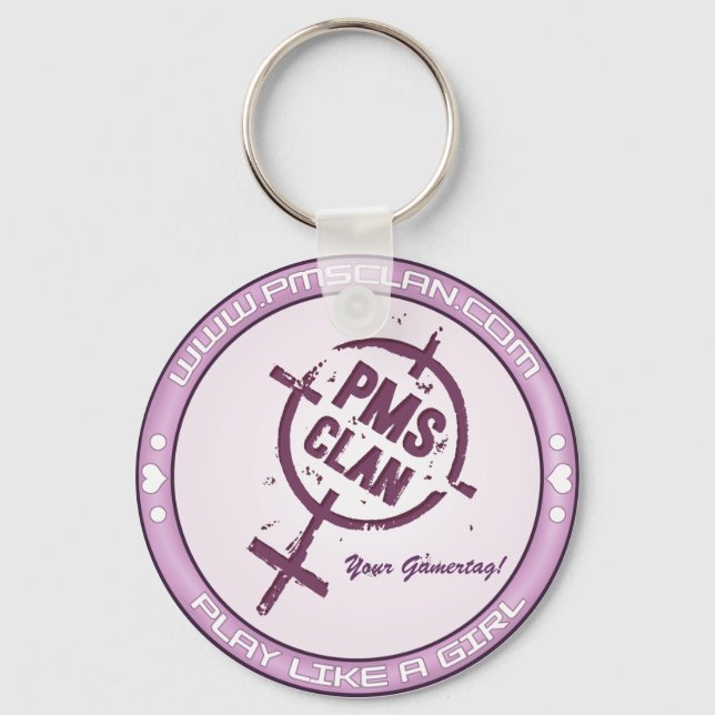 PMS Keychain- Purple Logo 2 Schlüsselanhänger (Vorderseite)