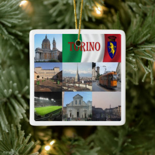 PMT012 TURIN, Mosaic, Piemont, Italien, Keramikornament
