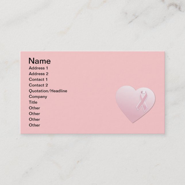 png_heart-53.png BREAST CANCER SURVIVOR Visitenkarte (Vorderseite)